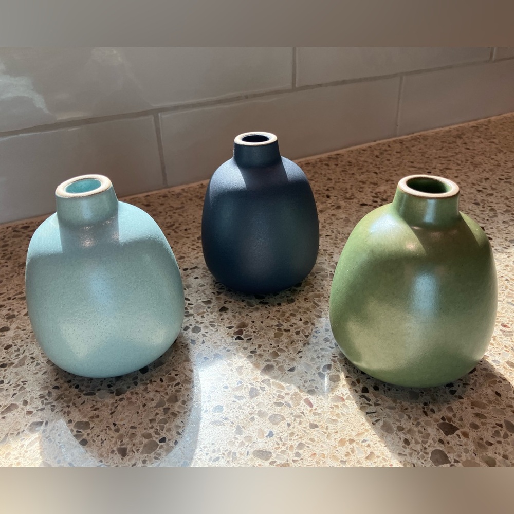 Heath Ceramics Bud Vase- set of 3